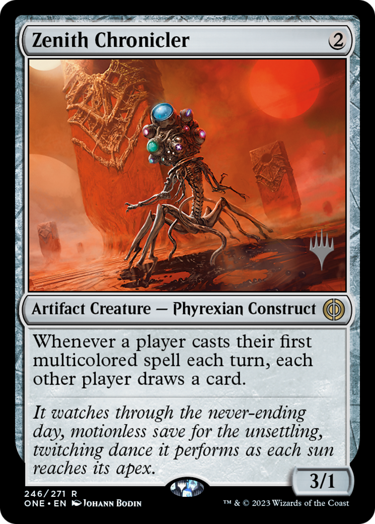 Zenith Chronicler (Promo Pack) [Phyrexia: All Will Be One Promos] | Deep Dive Games St. Marys