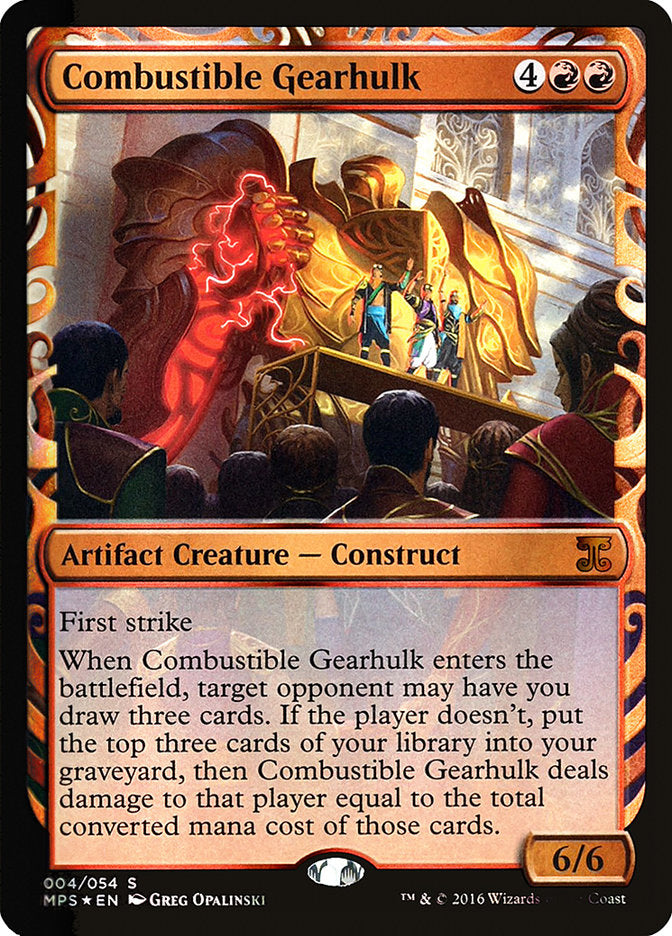 Combustible Gearhulk [Kaladesh Inventions] | Deep Dive Games St. Marys