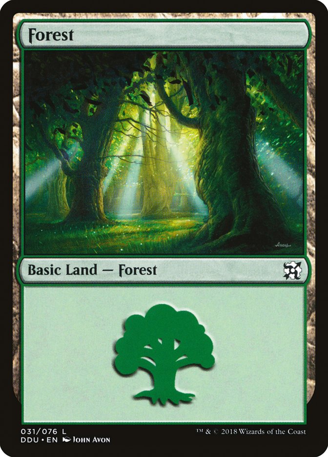 Forest (31) [Duel Decks: Elves vs. Inventors] | Deep Dive Games St. Marys