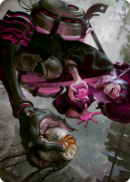 Undercity Scrounger Art Card [Kamigawa: Neon Dynasty Art Series] | Deep Dive Games St. Marys