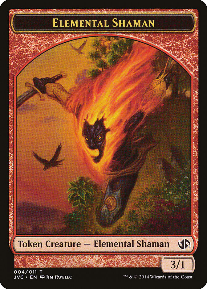 Elemental Shaman Token (Jace vs. Chandra) [Duel Decks Anthology Tokens] | Deep Dive Games St. Marys