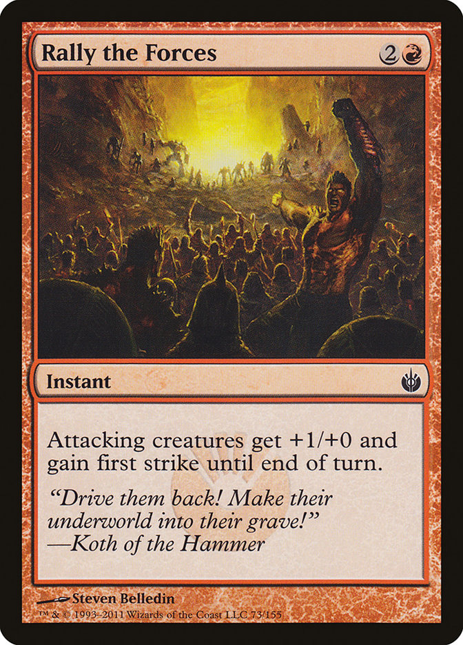 Rally the Forces [Mirrodin Besieged] | Deep Dive Games St. Marys