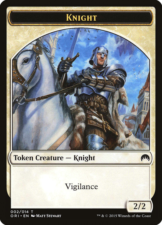 Knight Token [Magic Origins Tokens] | Deep Dive Games St. Marys