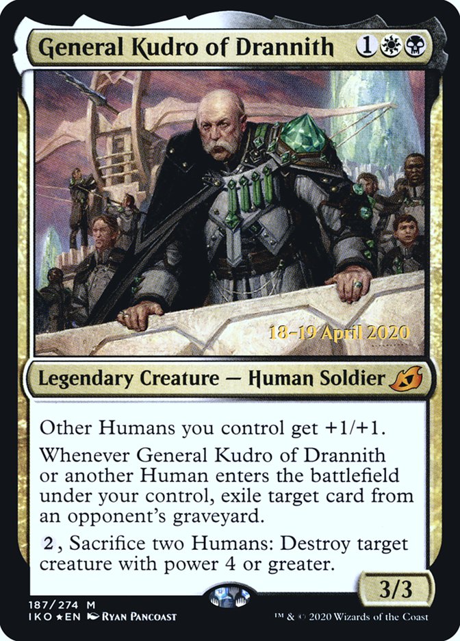 General Kudro of Drannith [Ikoria: Lair of Behemoths Prerelease Promos] | Deep Dive Games St. Marys