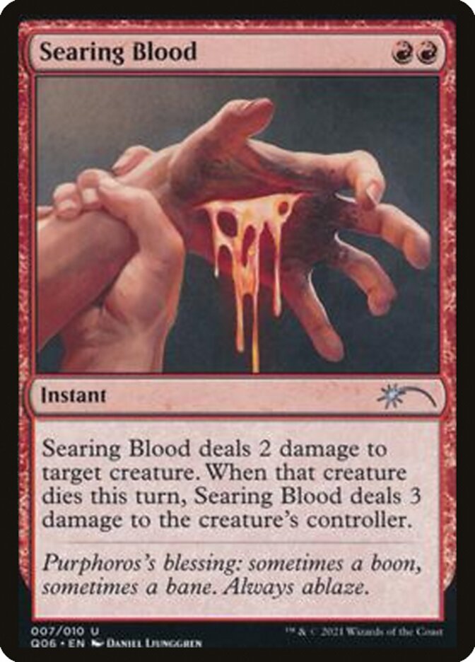 Searing Blood [Pioneer Challenger Decks 2021] | Deep Dive Games St. Marys