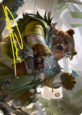 Professor of Zoomancy Art Card (Gold-Stamped Signature) [Strixhaven: School of Mages Art Series] | Deep Dive Games St. Marys