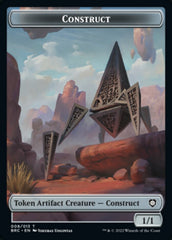 Construct (008) // Phyrexian Myr Double-Sided Token [The Brothers' War Commander Tokens] | Deep Dive Games St. Marys