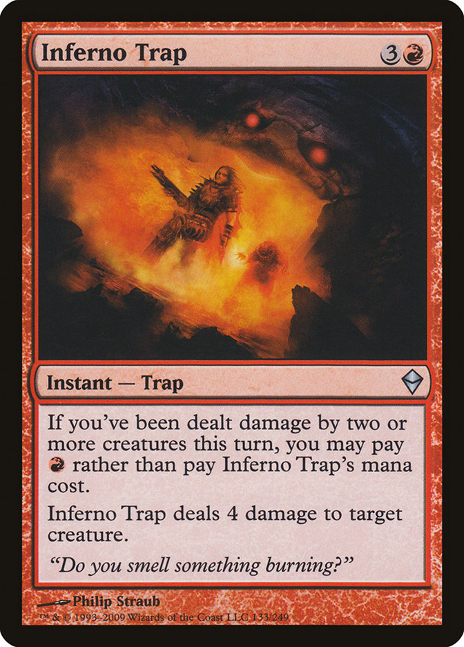 Inferno Trap [Zendikar] | Deep Dive Games St. Marys