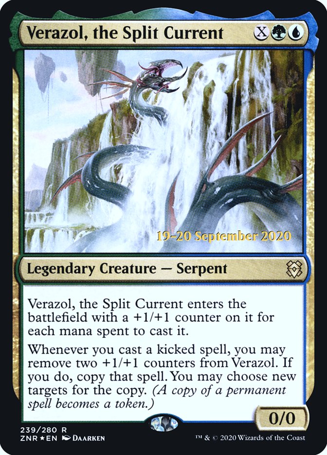 Verazol, the Split Current [Zendikar Rising Prerelease Promos] | Deep Dive Games St. Marys