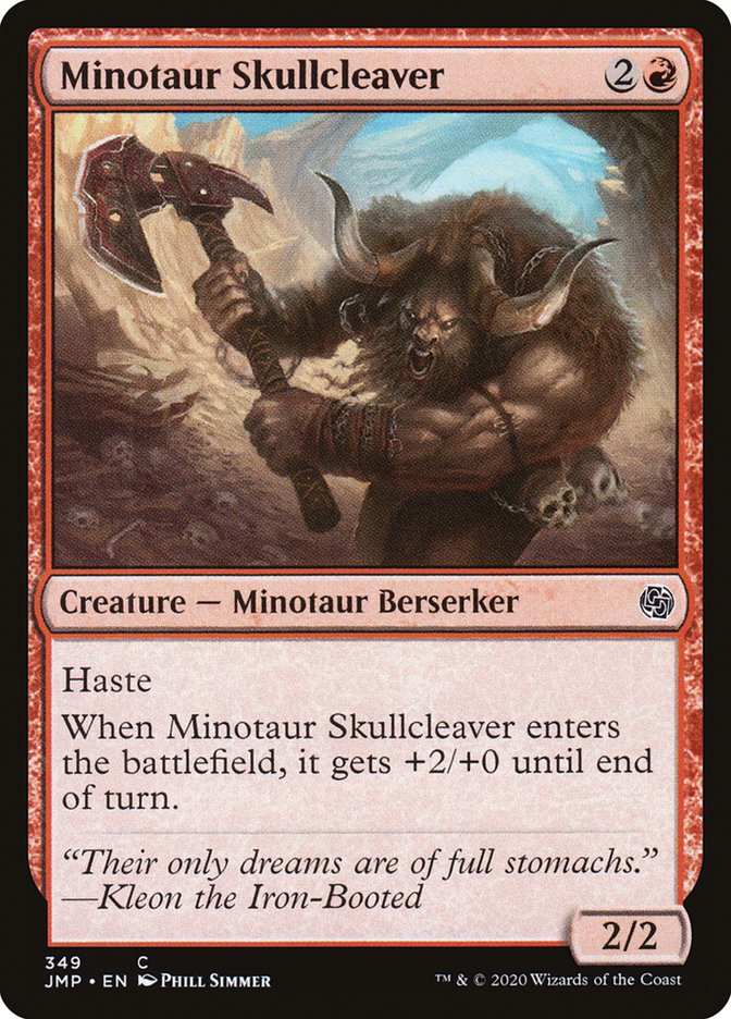 Minotaur Skullcleaver [Jumpstart] | Deep Dive Games St. Marys