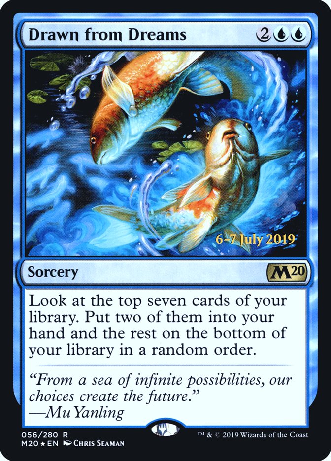 Drawn from Dreams [Core Set 2020 Prerelease Promos] | Deep Dive Games St. Marys