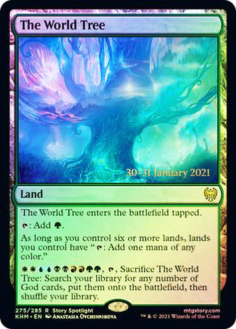 The World Tree [Kaldheim Prerelease Promos] | Deep Dive Games St. Marys