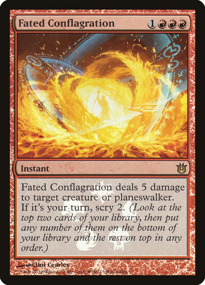 Fated Conflagration (Buy-A-Box) [Born of the Gods Promos] | Deep Dive Games St. Marys