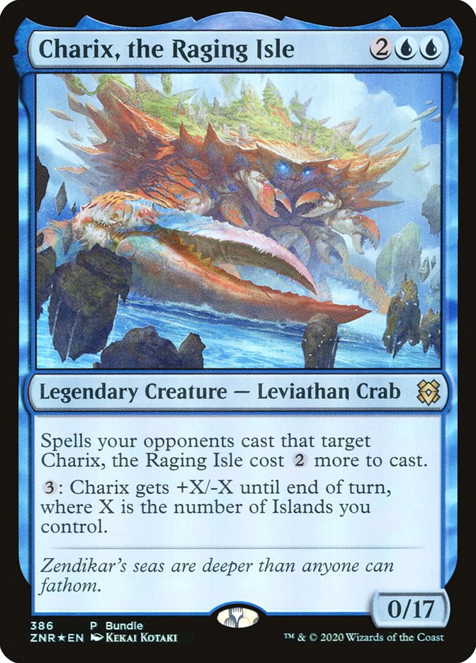 Charix, the Raging Isle (386) [Zendikar Rising Promos] | Deep Dive Games St. Marys