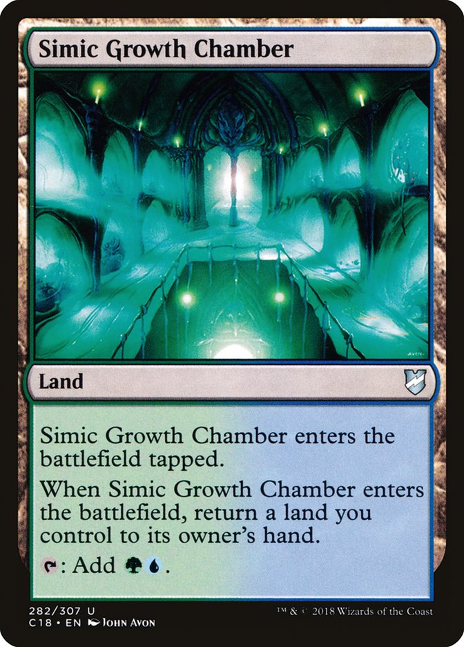 Simic Growth Chamber [Commander 2018] | Deep Dive Games St. Marys