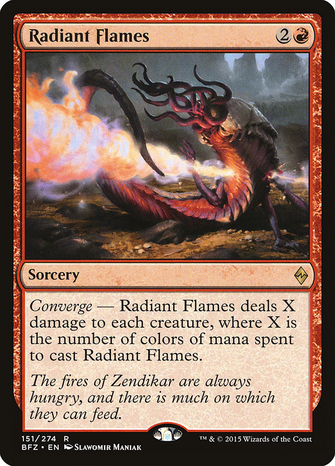 Radiant Flames [Battle for Zendikar] | Deep Dive Games St. Marys