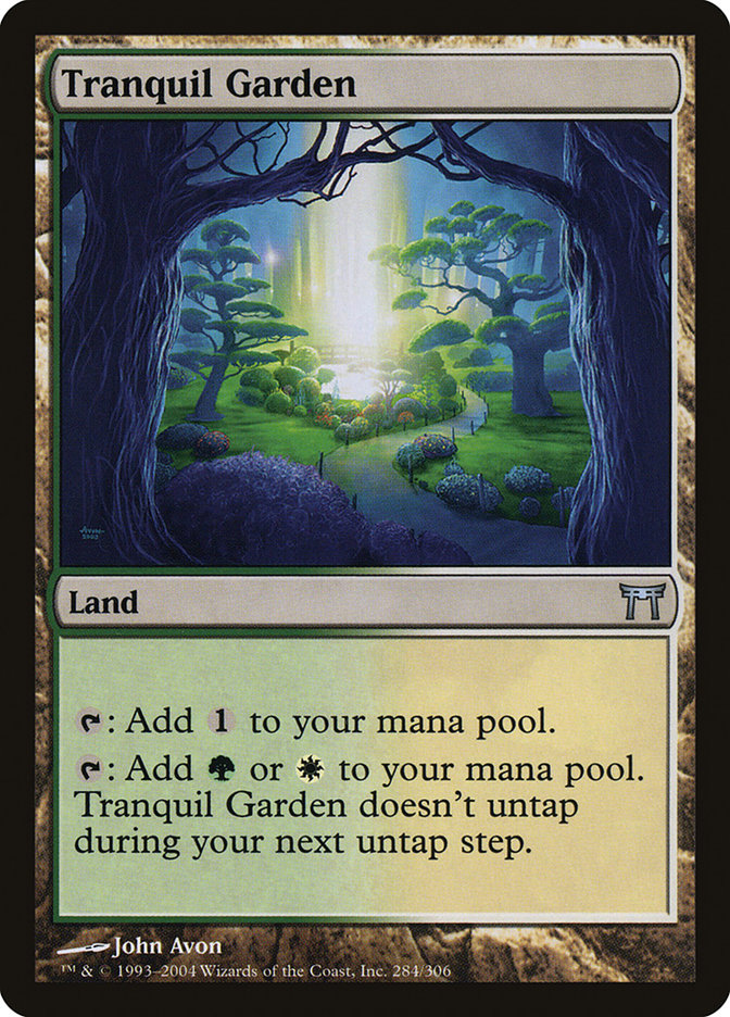 Tranquil Garden [Champions of Kamigawa] | Deep Dive Games St. Marys