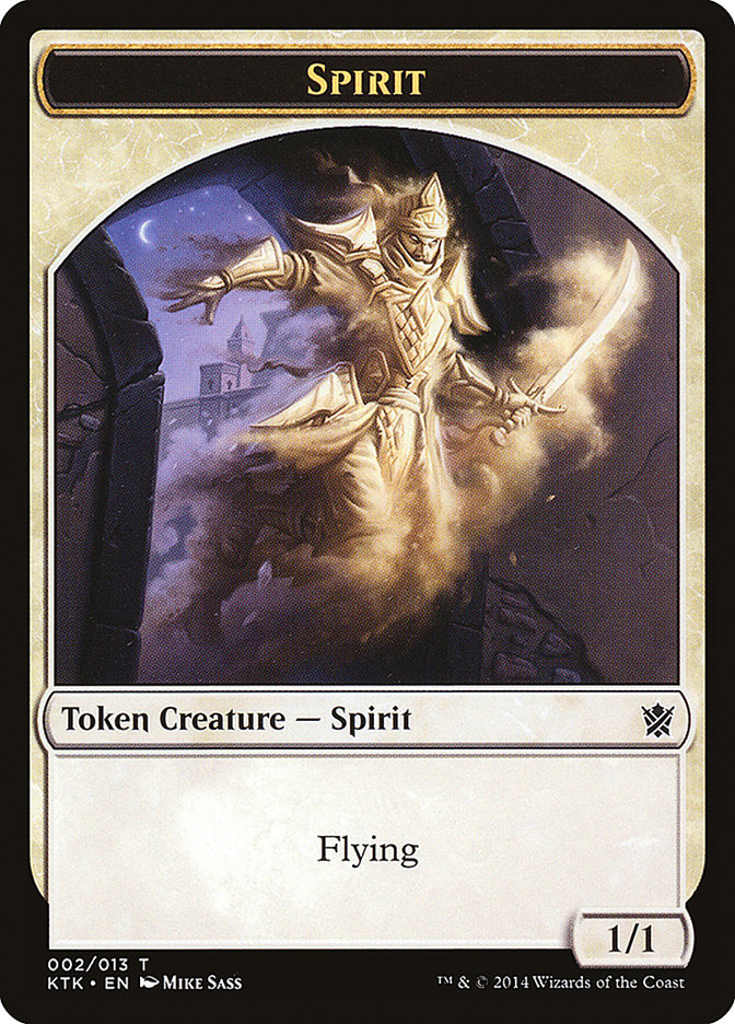 Spirit Token [Khans of Tarkir Tokens] | Deep Dive Games St. Marys