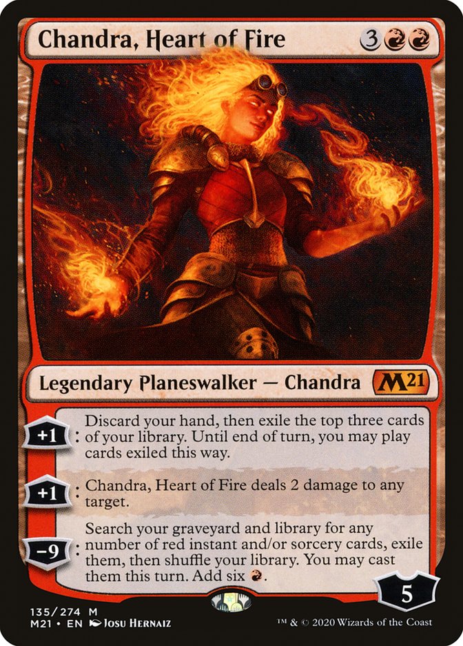 Chandra, Heart of Fire [Core Set 2021] | Deep Dive Games St. Marys