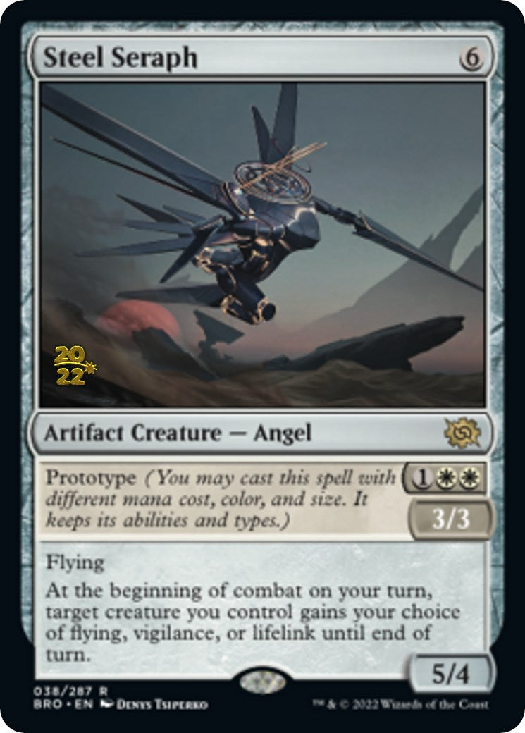 Steel Seraph [The Brothers' War Prerelease Promos] | Deep Dive Games St. Marys