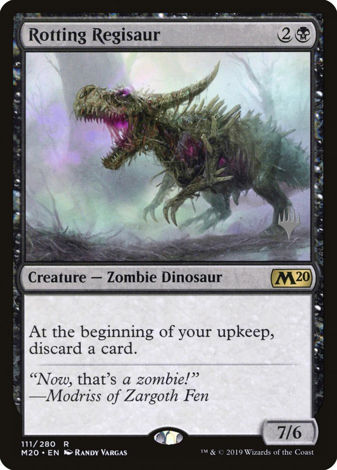 Rotting Regisaur (Promo Pack) [Core Set 2020 Promos] | Deep Dive Games St. Marys