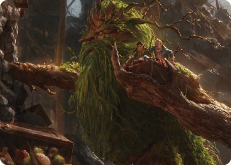 Treebeard, Gracious Host Art Card [The Lord of the Rings: Tales of Middle-earth Art Series] | Deep Dive Games St. Marys