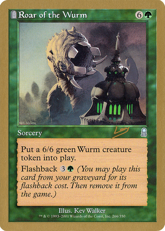 Roar of the Wurm (Raphael Levy) [World Championship Decks 2002] | Deep Dive Games St. Marys