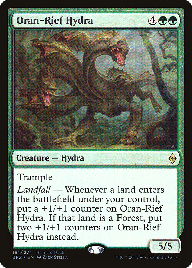 Oran-Rief Hydra (Intro Pack) [Battle for Zendikar Promos] | Deep Dive Games St. Marys