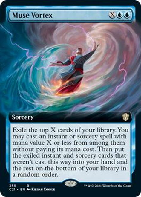 Muse Vortex (Extended Art) [Commander 2021] | Deep Dive Games St. Marys