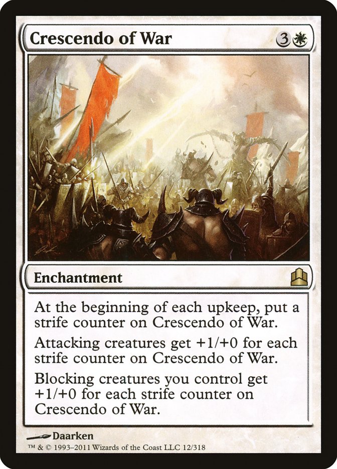 Crescendo of War [Commander 2011] | Deep Dive Games St. Marys