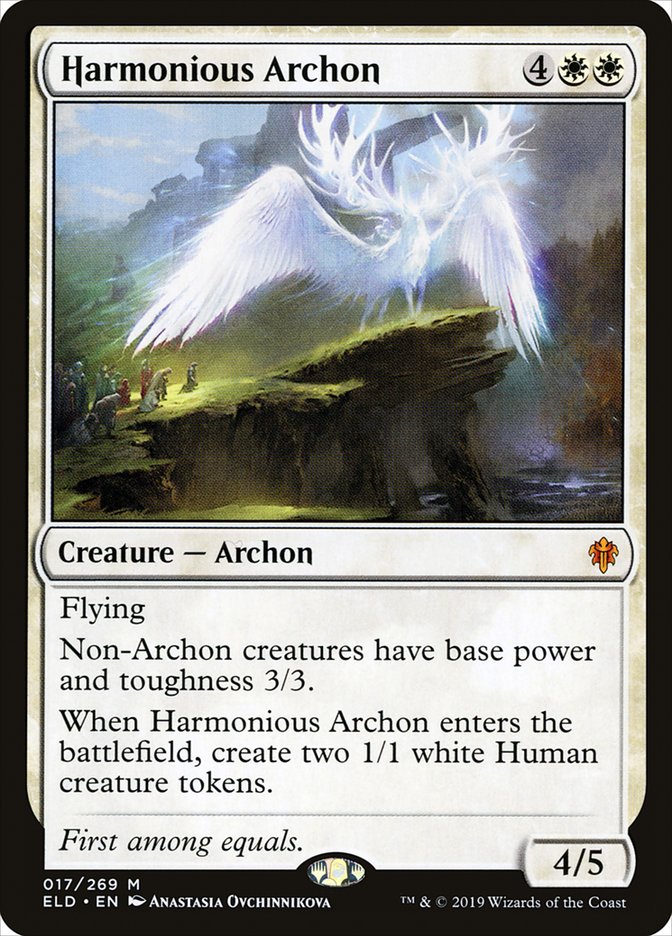 Harmonious Archon [Throne of Eldraine] | Deep Dive Games St. Marys