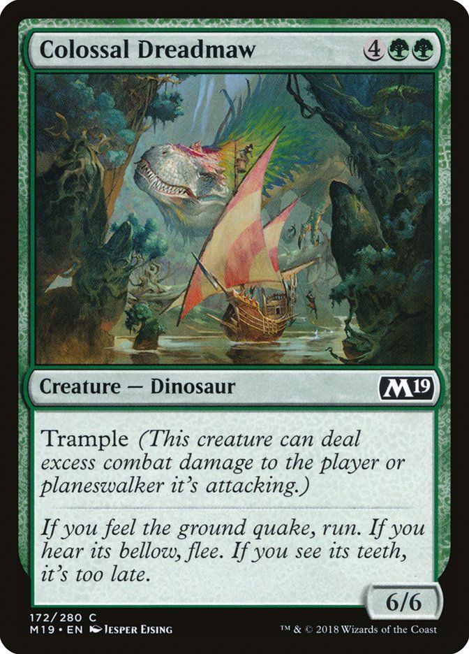 Colossal Dreadmaw [Core Set 2019] | Deep Dive Games St. Marys