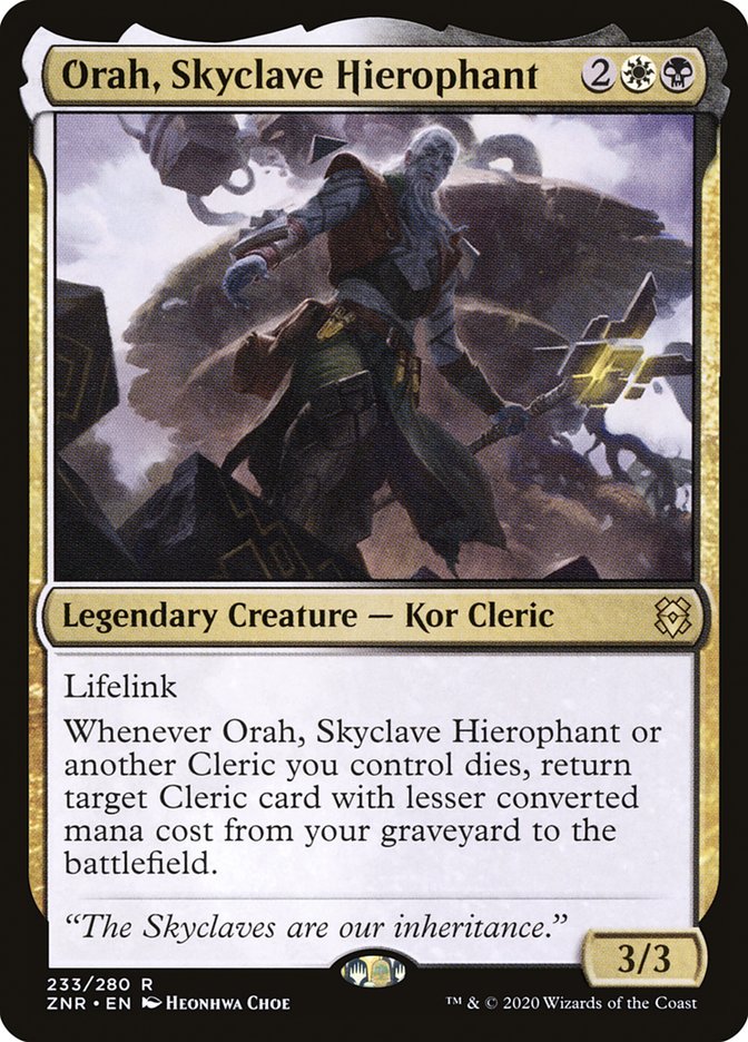 Orah, Skyclave Hierophant [Zendikar Rising] | Deep Dive Games St. Marys