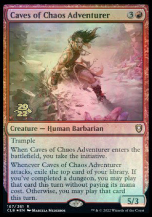 Caves of Chaos Adventurer [Commander Legends: Battle for Baldur's Gate Prerelease Promos] | Deep Dive Games St. Marys