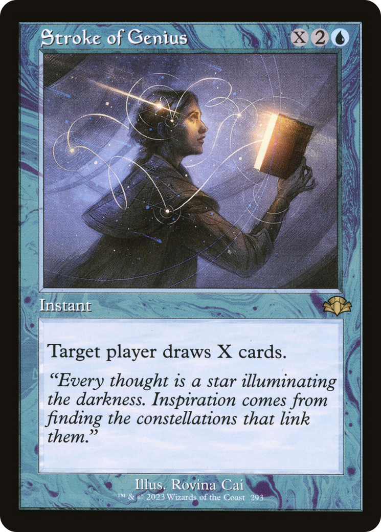 Stroke of Genius (Retro) [Dominaria Remastered] | Deep Dive Games St. Marys