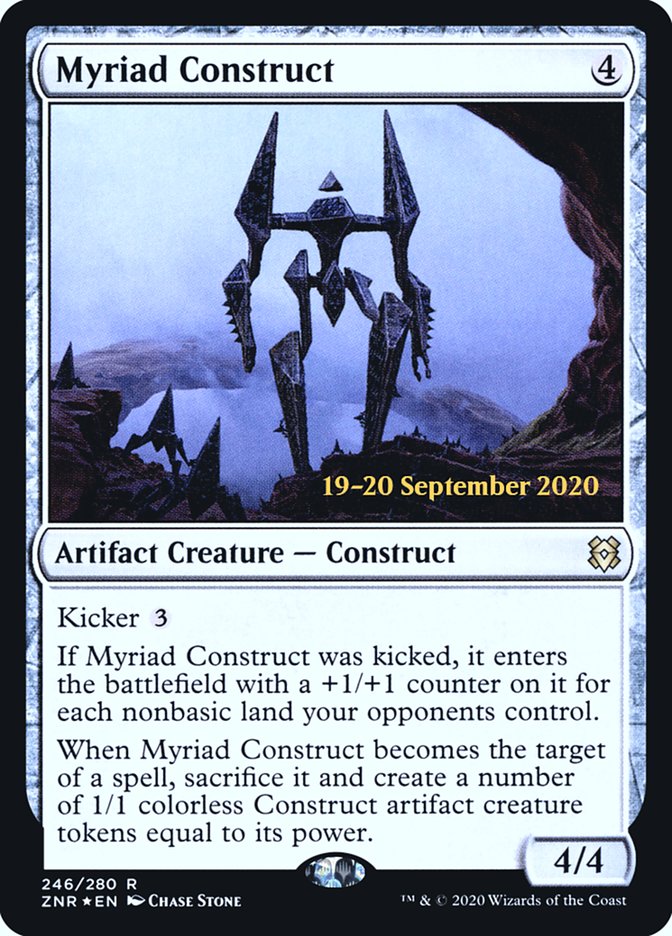 Myriad Construct [Zendikar Rising Prerelease Promos] | Deep Dive Games St. Marys