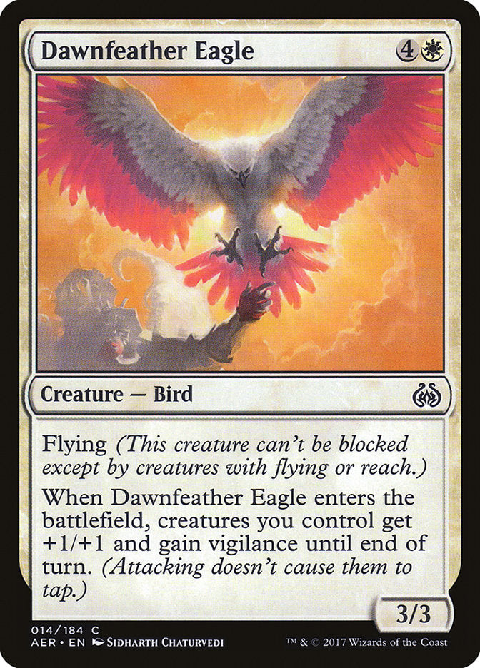 Dawnfeather Eagle (Intro Pack) [Aether Revolt Promos] | Deep Dive Games St. Marys