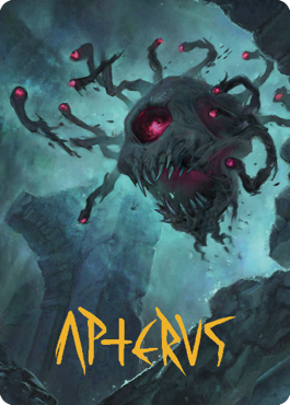Ghastly Death Tyrant Art Card (Gold-Stamped Signature) [Commander Legends: Battle for Baldur's Gate Art Series] | Deep Dive Games St. Marys