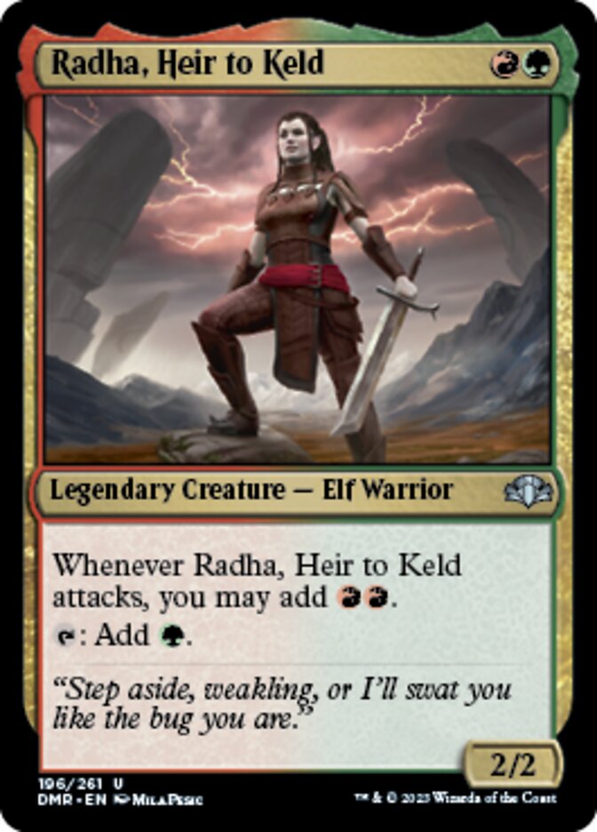 Radha, Heir to Keld [Dominaria Remastered] | Deep Dive Games St. Marys