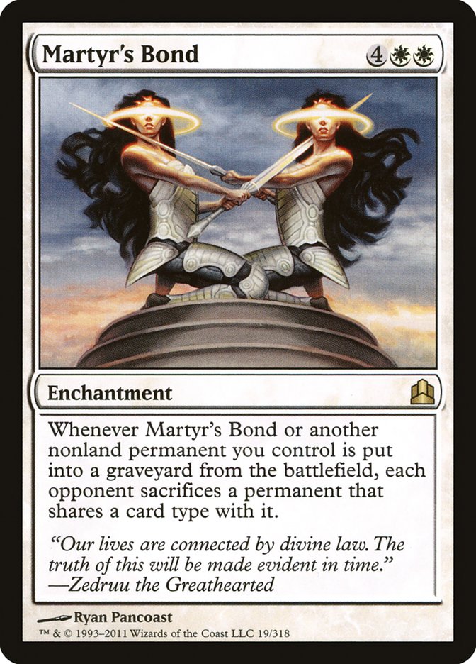 Martyr's Bond [Commander 2011] | Deep Dive Games St. Marys