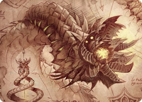 Wurmcoil Engine Art Card [The Brothers' War Art Series] | Deep Dive Games St. Marys