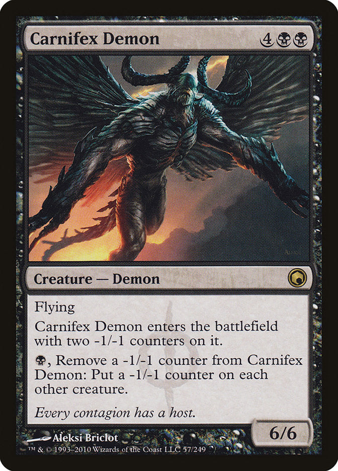 Carnifex Demon [Scars of Mirrodin] | Deep Dive Games St. Marys