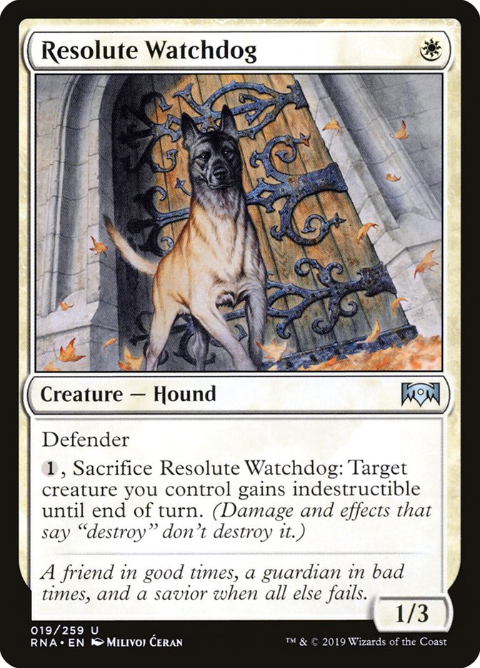 Resolute Watchdog [Ravnica Allegiance] | Deep Dive Games St. Marys