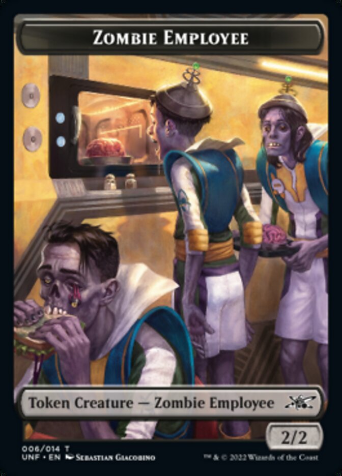 Zombie Employee Token [Unfinity Tokens] | Deep Dive Games St. Marys