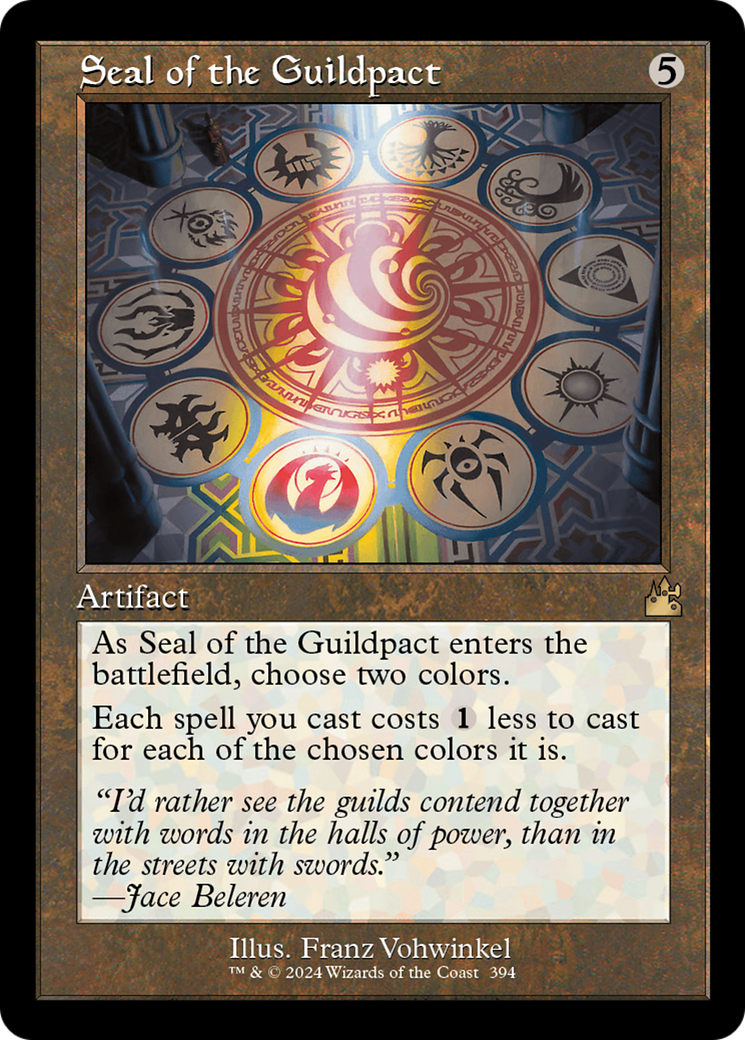 Seal of the Guildpact (Retro Frame) [Ravnica Remastered] | Deep Dive Games St. Marys