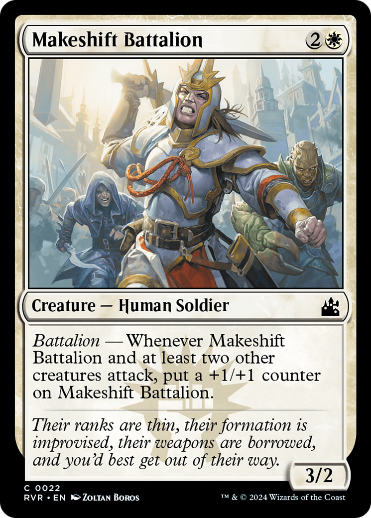 Makeshift Battalion [Ravnica Remastered] | Deep Dive Games St. Marys
