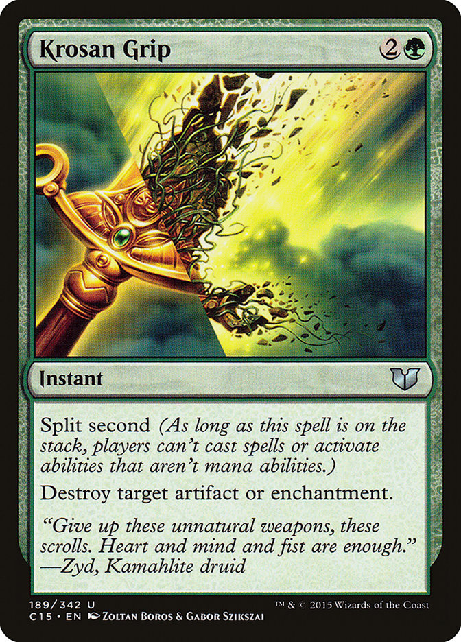 Krosan Grip [Commander 2015] | Deep Dive Games St. Marys