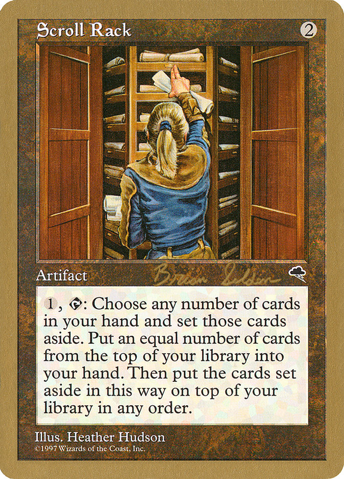 Scroll Rack (Brian Selden) [World Championship Decks 1998] | Deep Dive Games St. Marys