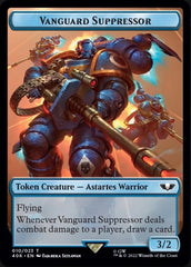 Soldier (004) // Vanguard Suppressor Double-Sided Token (Surge Foil) [Warhammer 40,000 Tokens] | Deep Dive Games St. Marys