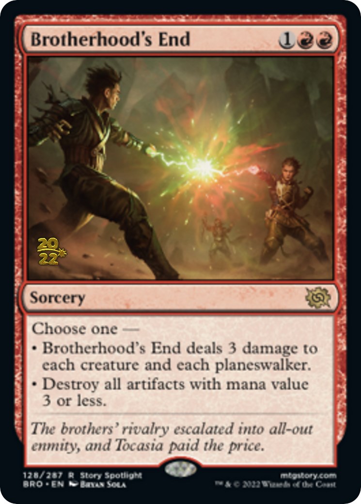 Brotherhood's End [The Brothers' War Prerelease Promos] | Deep Dive Games St. Marys